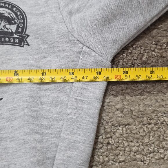 Walt Disney World Mickey Sweatshirt Gray Crewneck Park Graphics Vintage Vibes - Picture 5 of 6